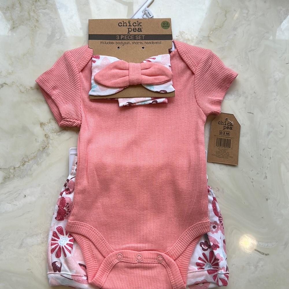 Infant girl summer outfit